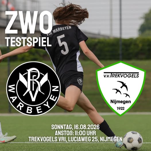 TESTSPIEL FÜR UNSERE ZWO