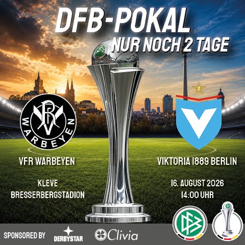 Nur noch 2 Tage bis zum DFB-Pokal!