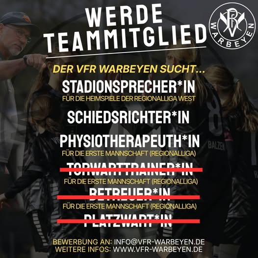Werde Teil des Teams hinter den Black Swans!