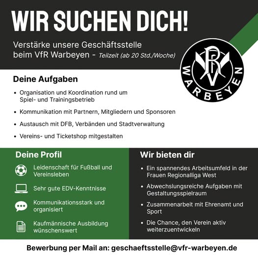 wir suchen dich